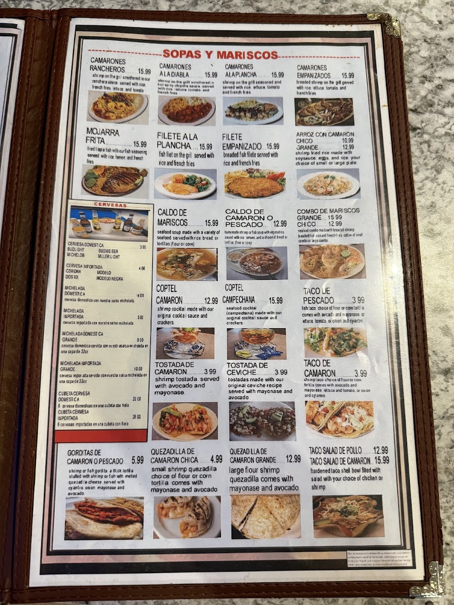 Abasolo Restaurant n Seafood #2 Menu - Image 1